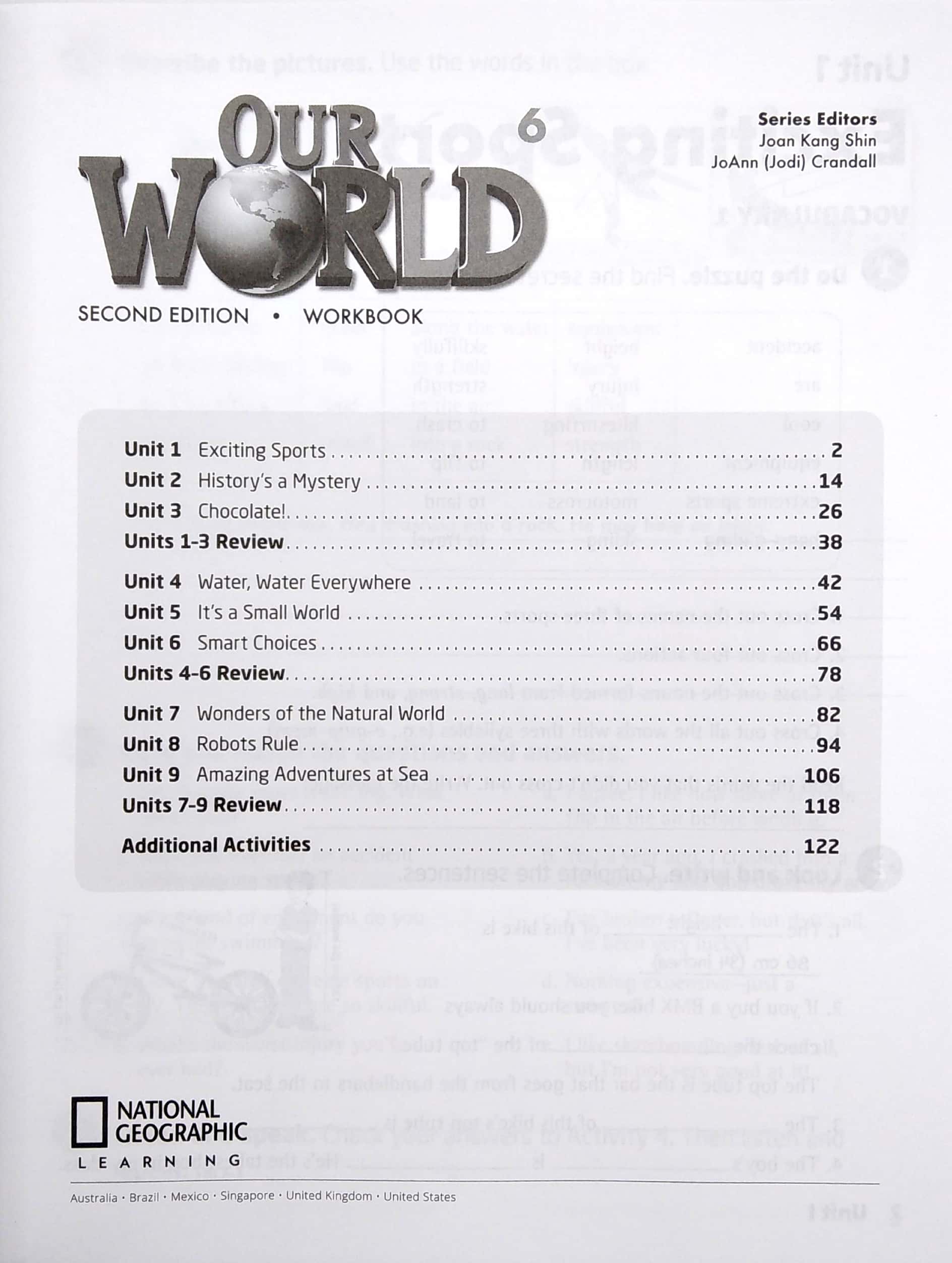 our world 6: workbook