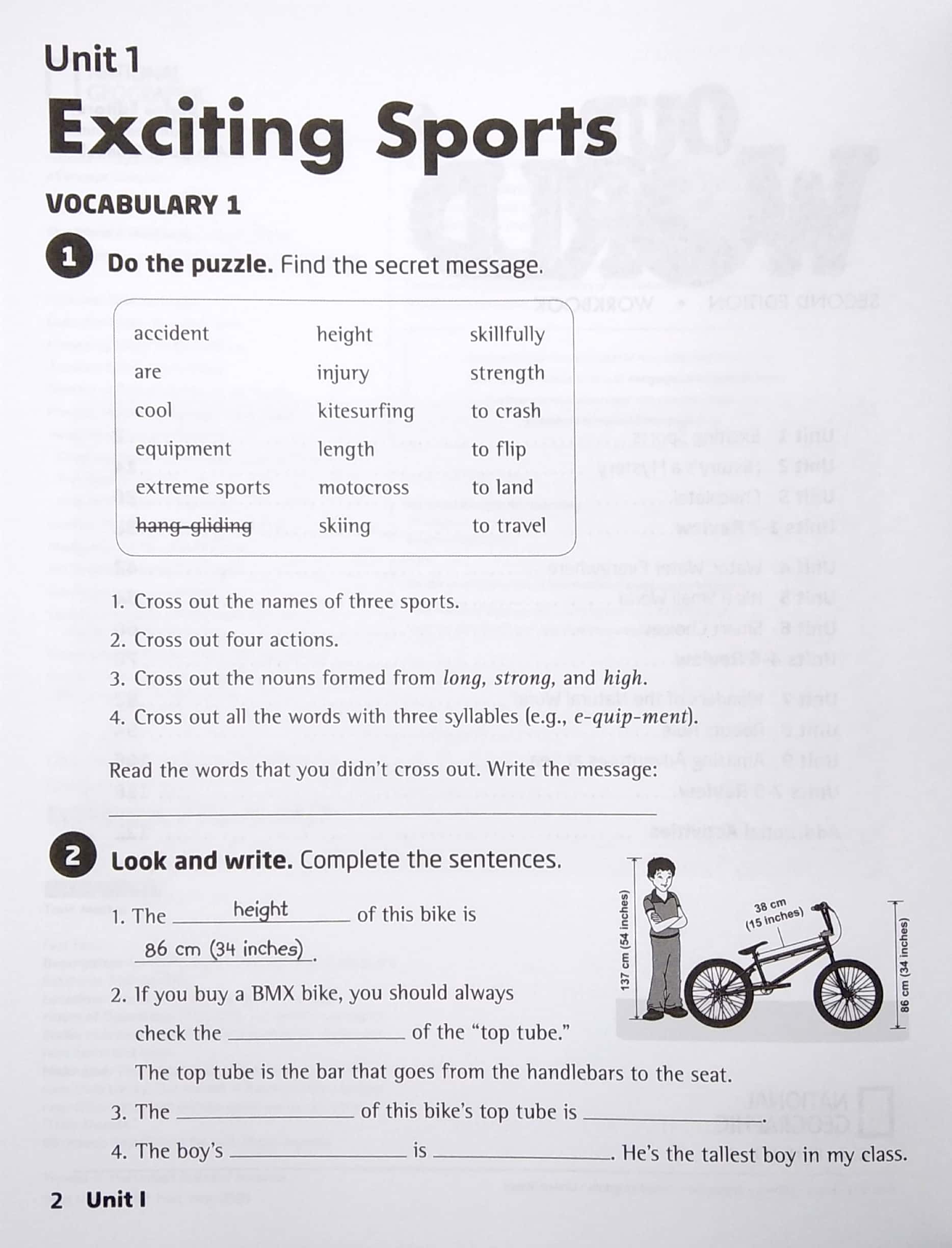 our world 6: workbook