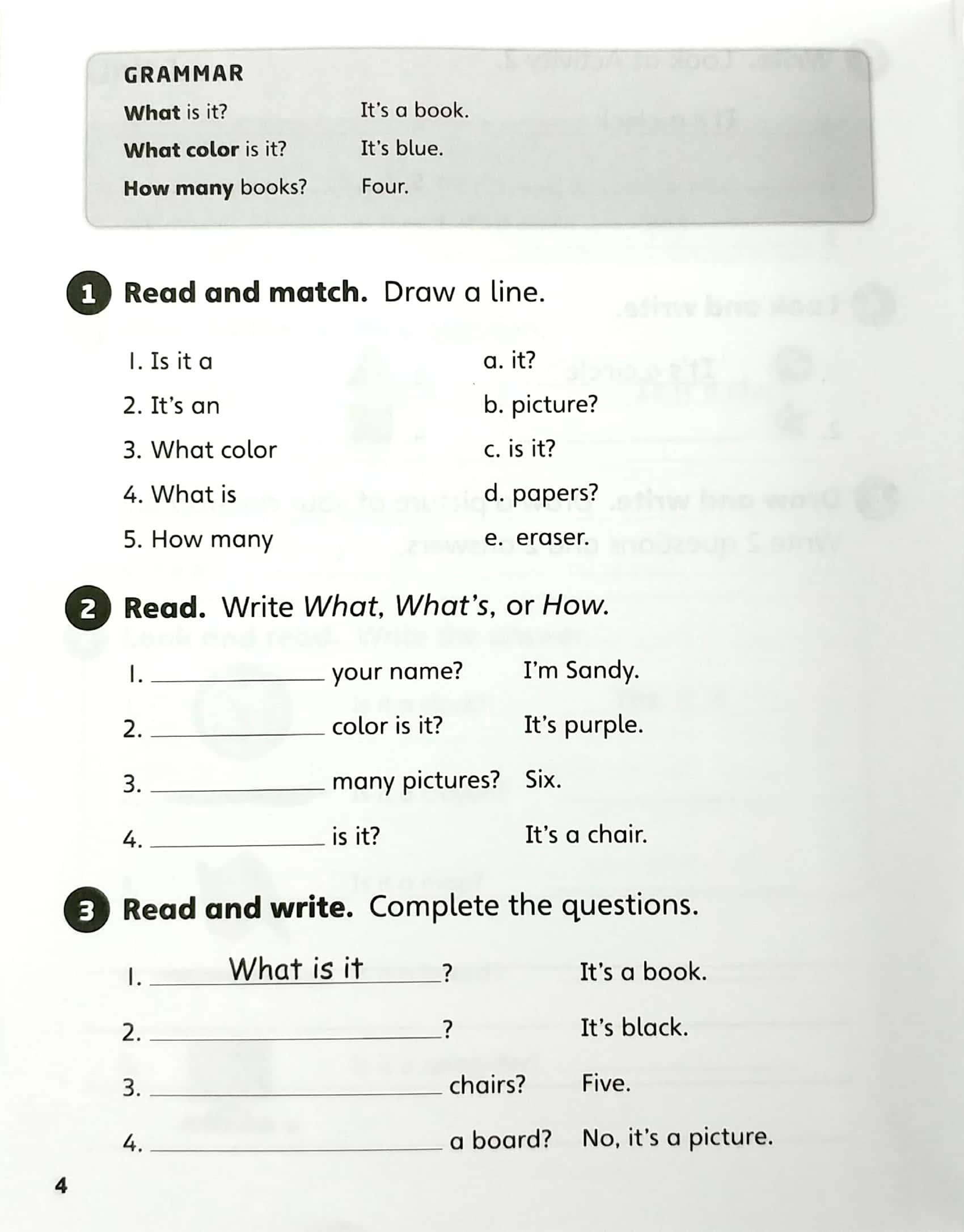 our world ame 1 grammar workbook