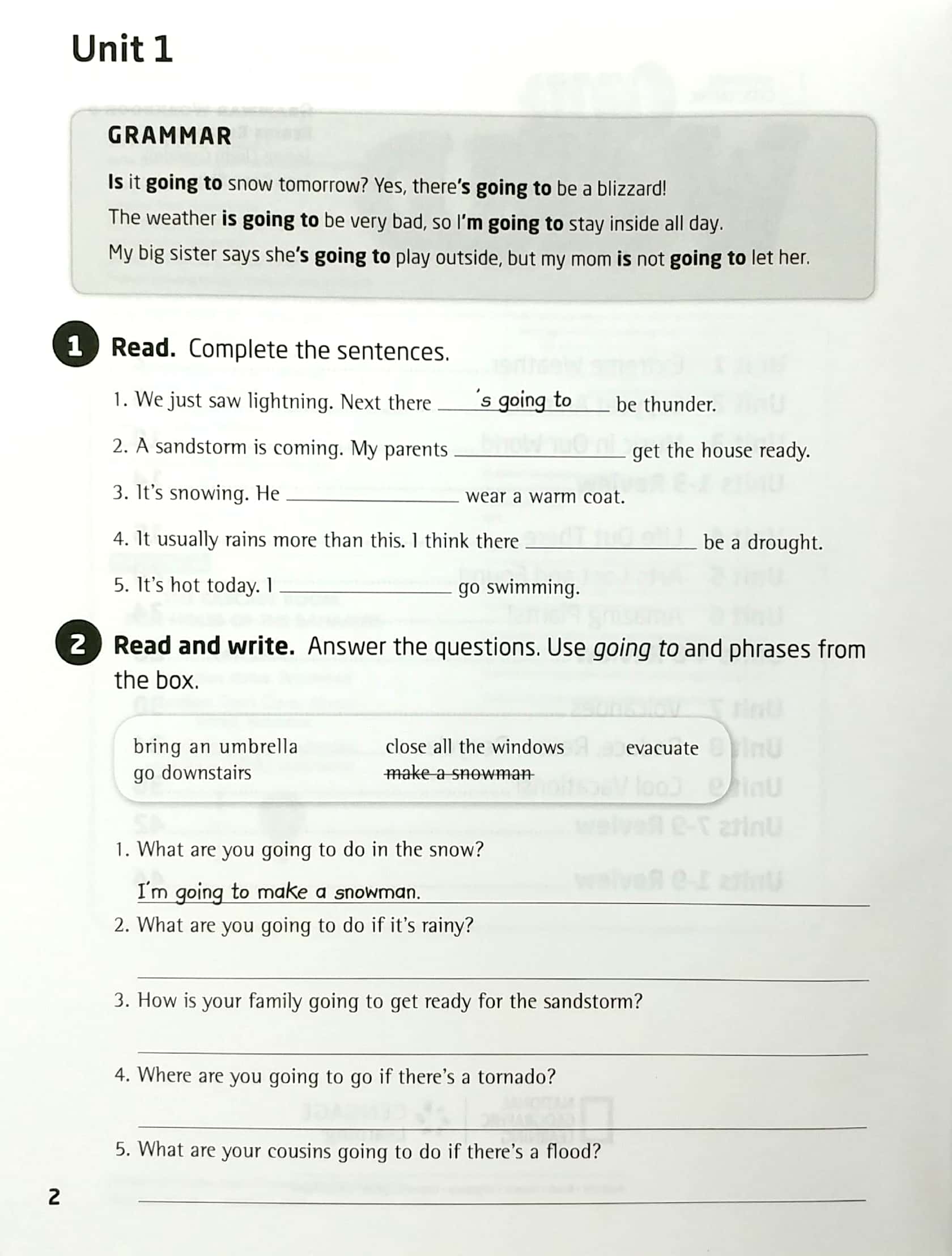 our world ame 5 grammar workbook