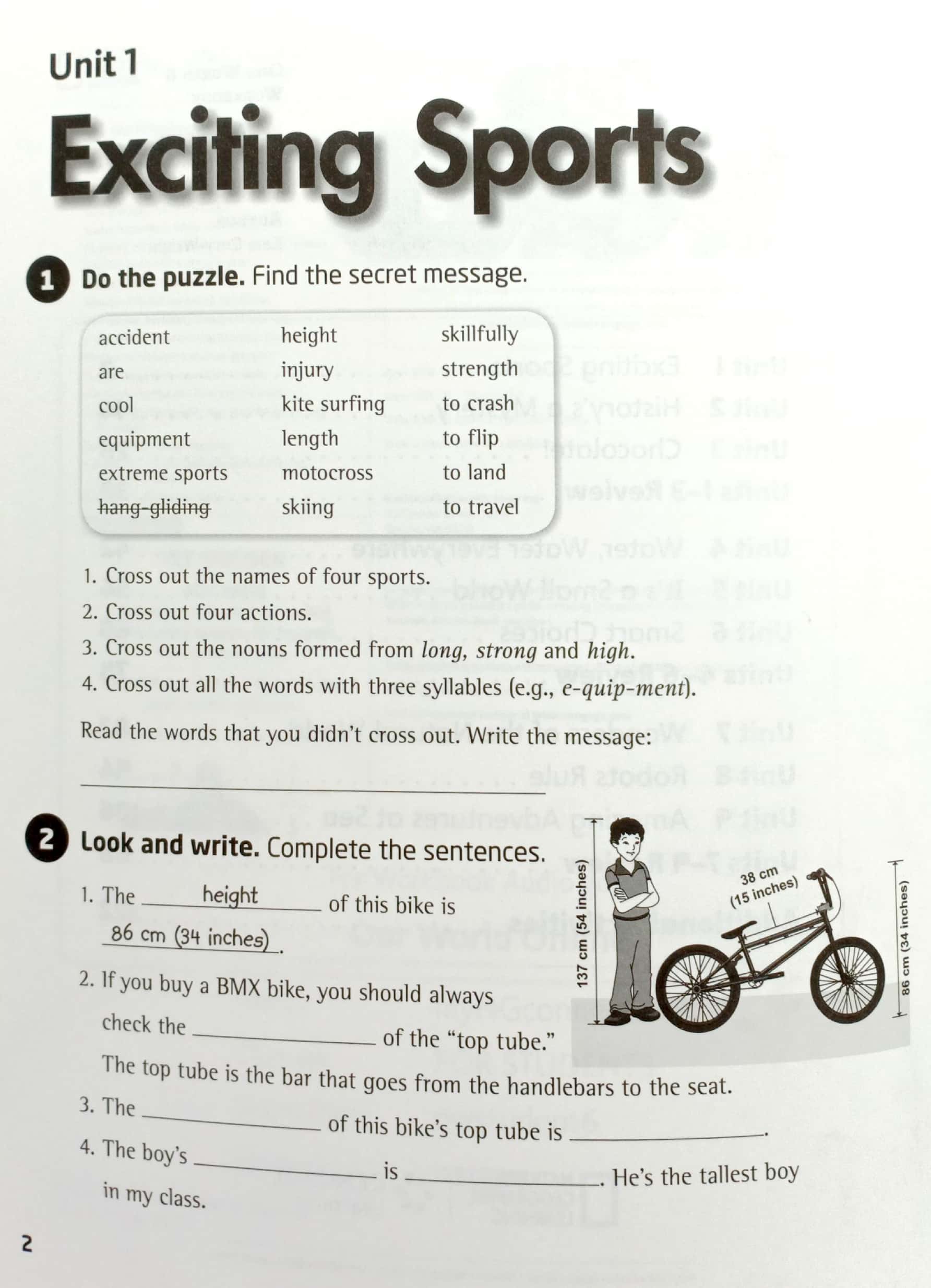 our world ame 6 workbook