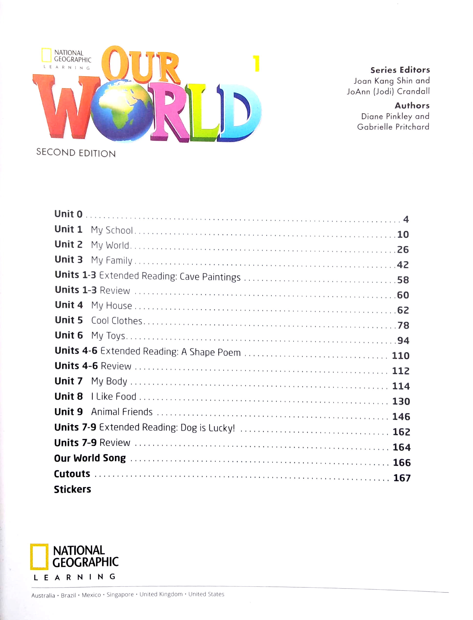 our world british english 1: student book 2nd edition