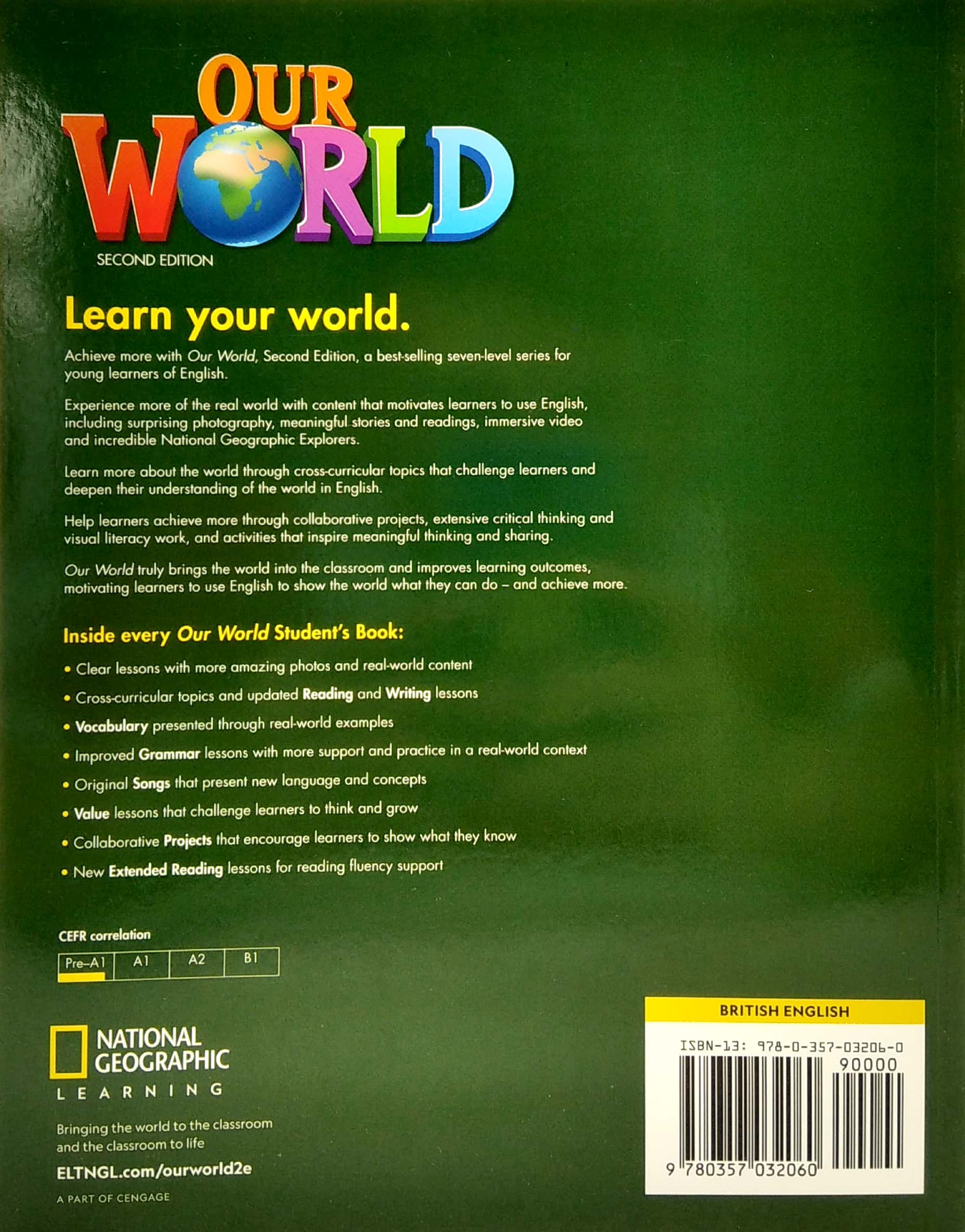 our world british english 1: student book 2nd edition