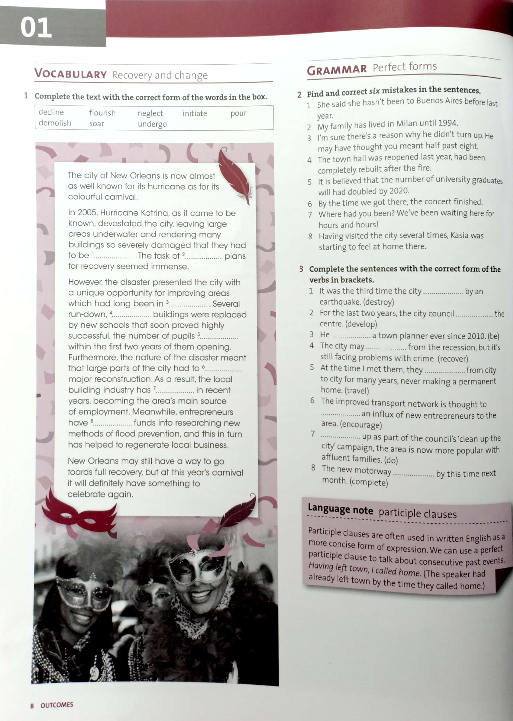 outcomes advanced: workbook