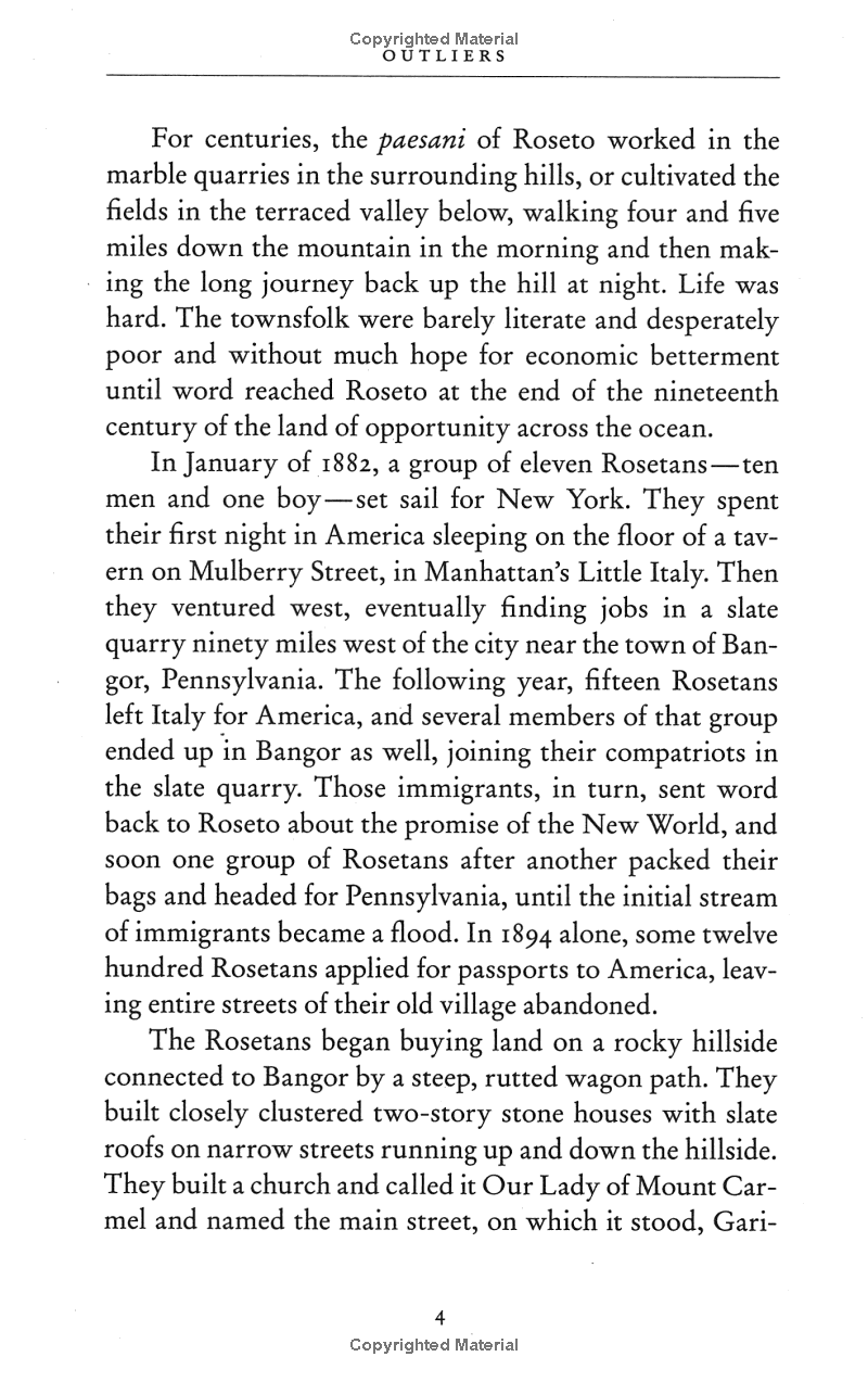 outliers - the story of success