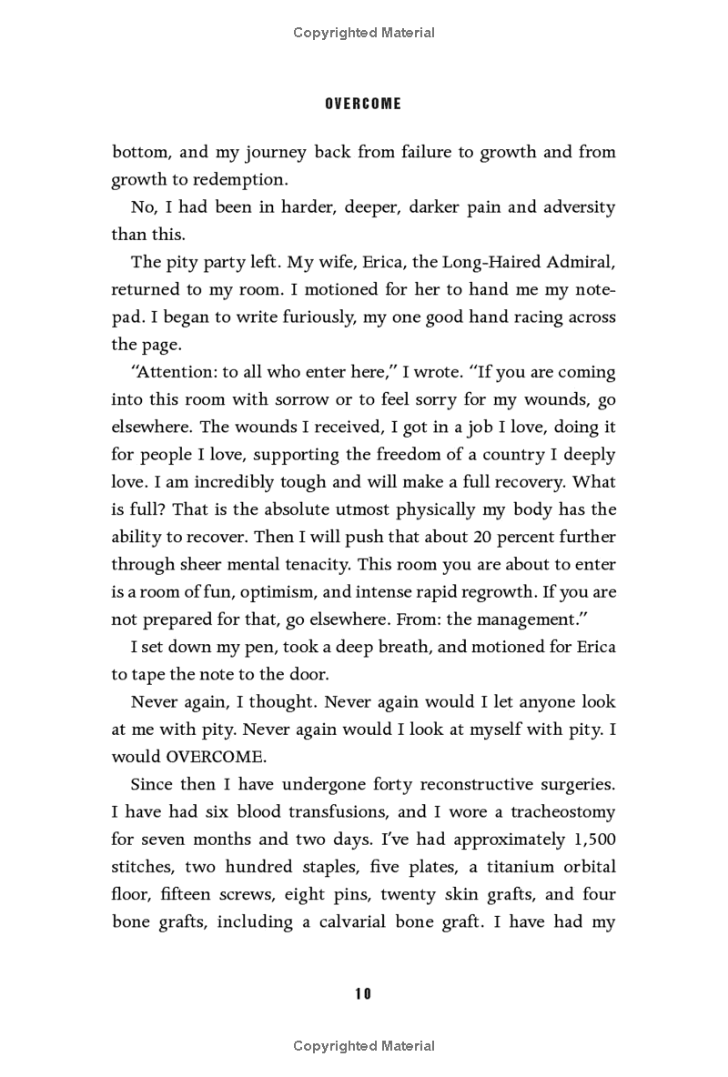 overcome: crush adversity with the leadership techniques of america's toughest warriors