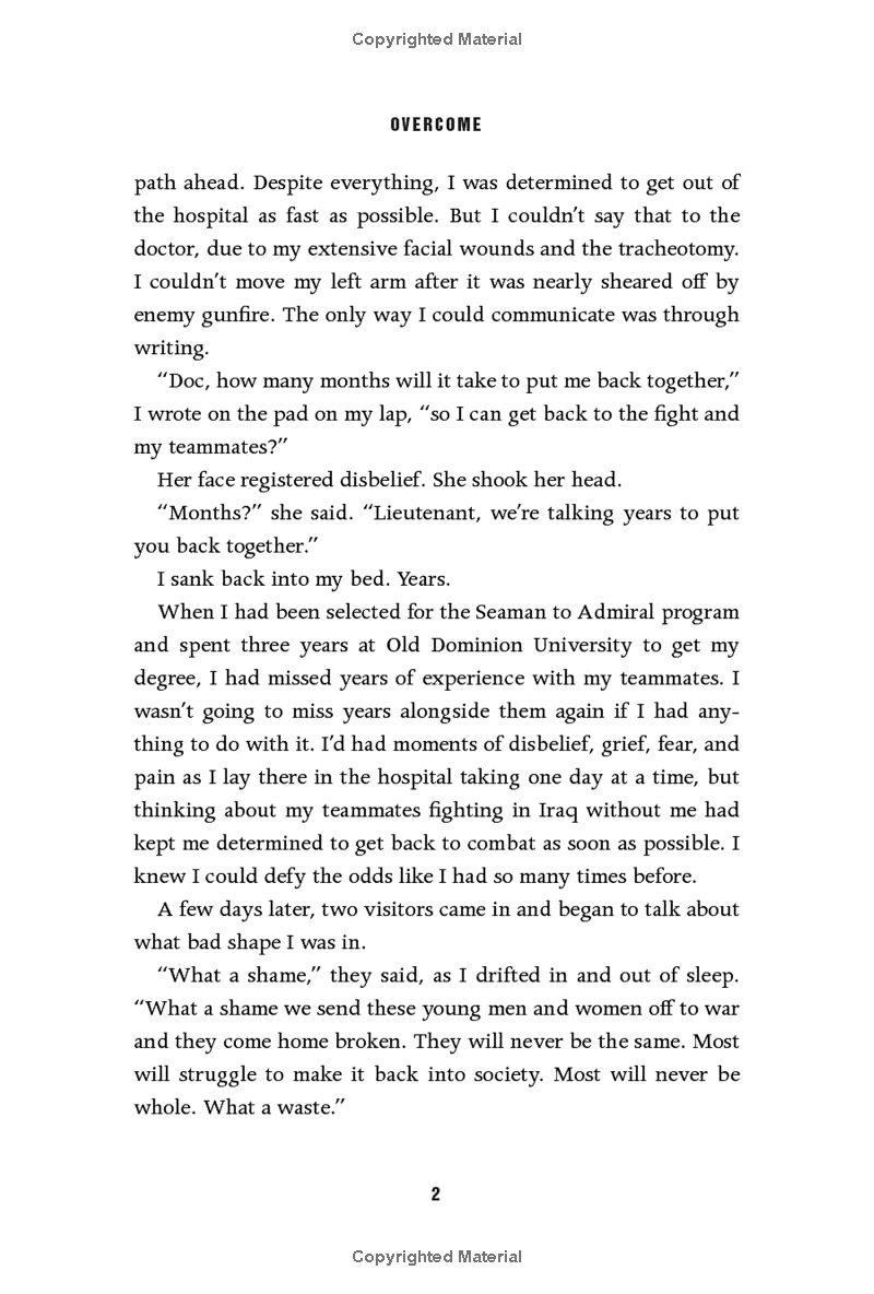 overcome: crush adversity with the leadership techniques of america's toughest warriors