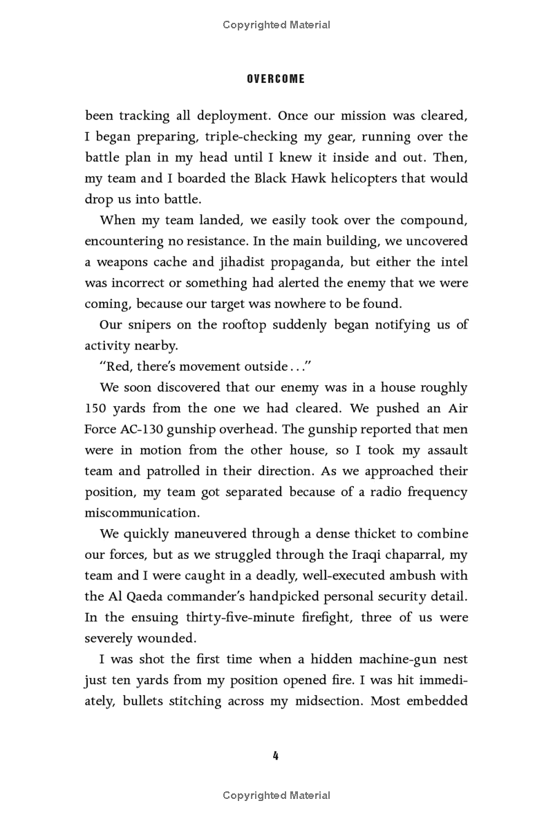 overcome: crush adversity with the leadership techniques of america's toughest warriors