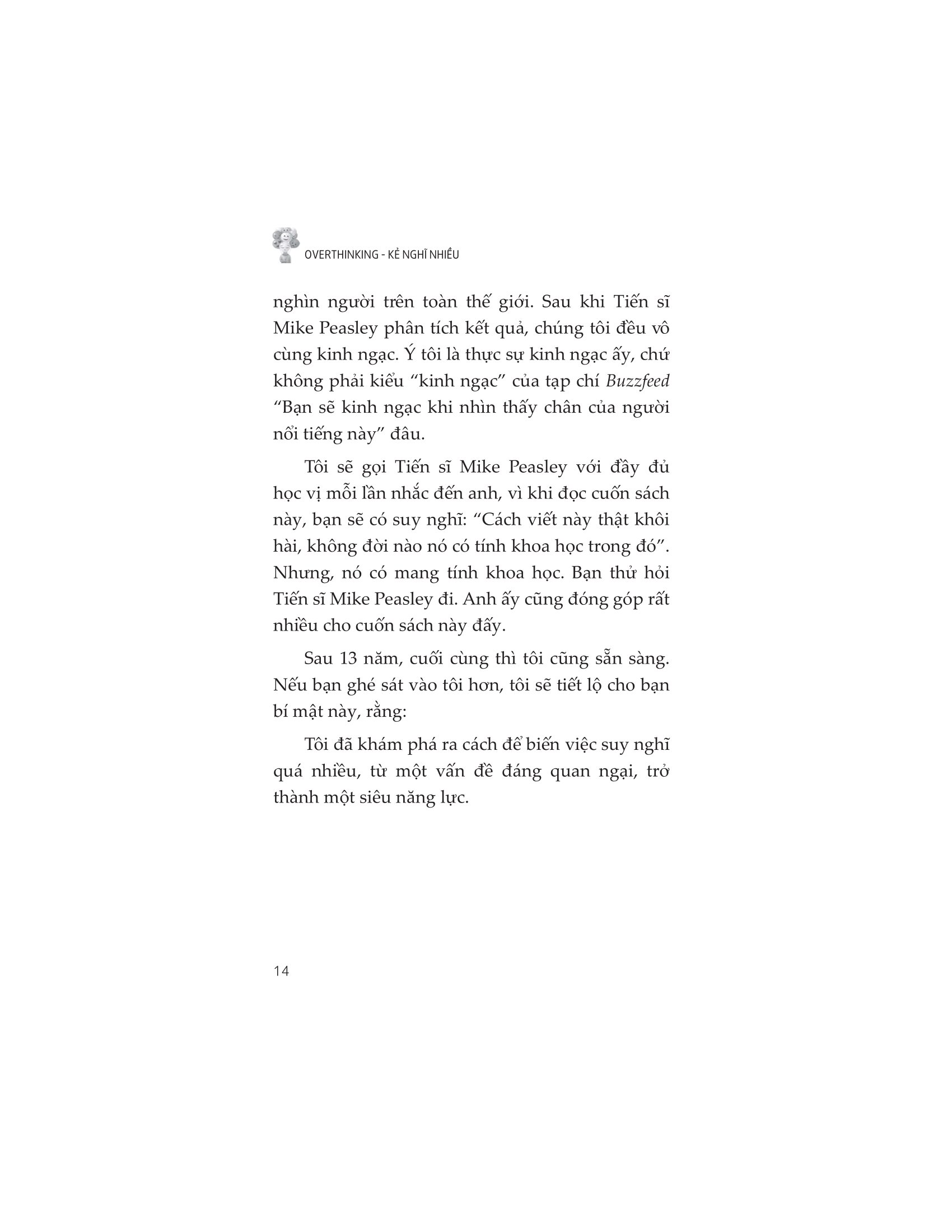 overthinking - kẻ nghĩ nhiều