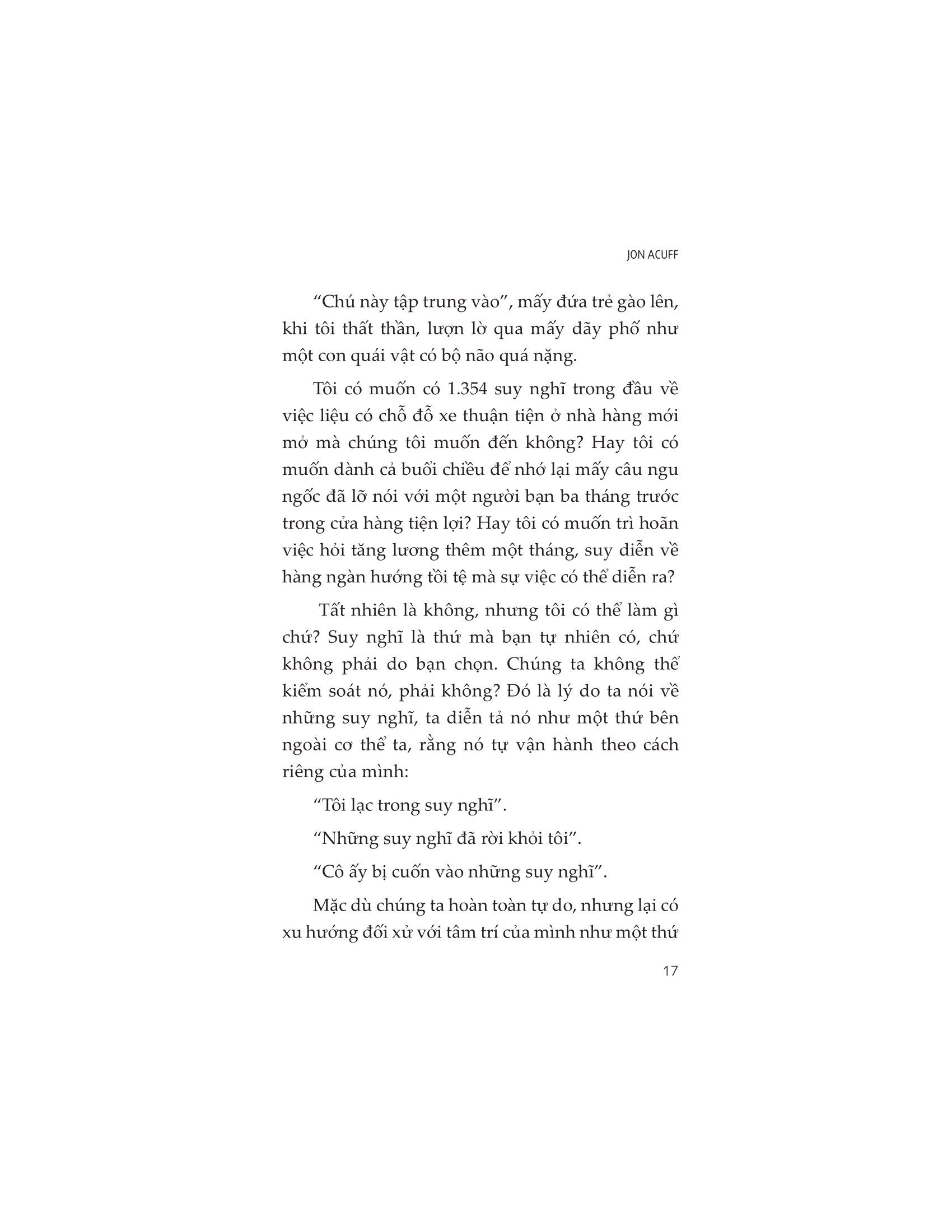 overthinking - kẻ nghĩ nhiều