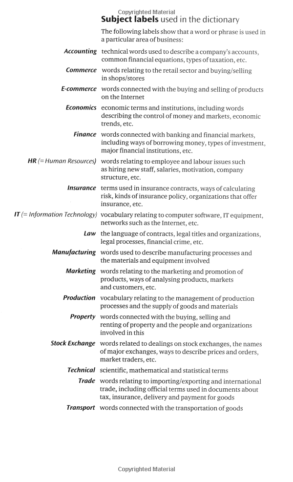 oxford business english dictionary for learners of english dictionary and cd-rom pack