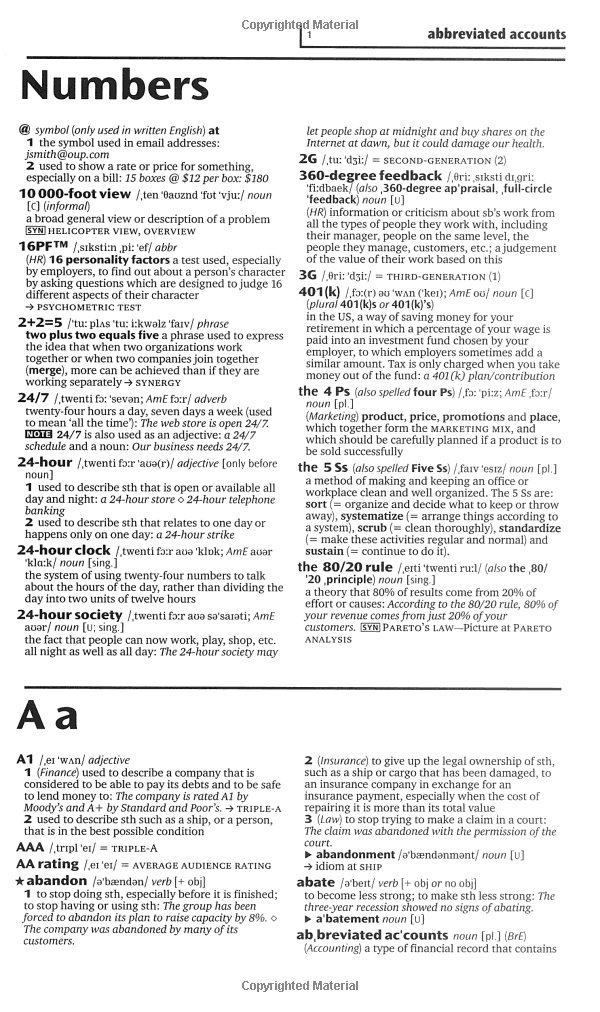 oxford business english dictionary for learners of english dictionary and cd-rom pack