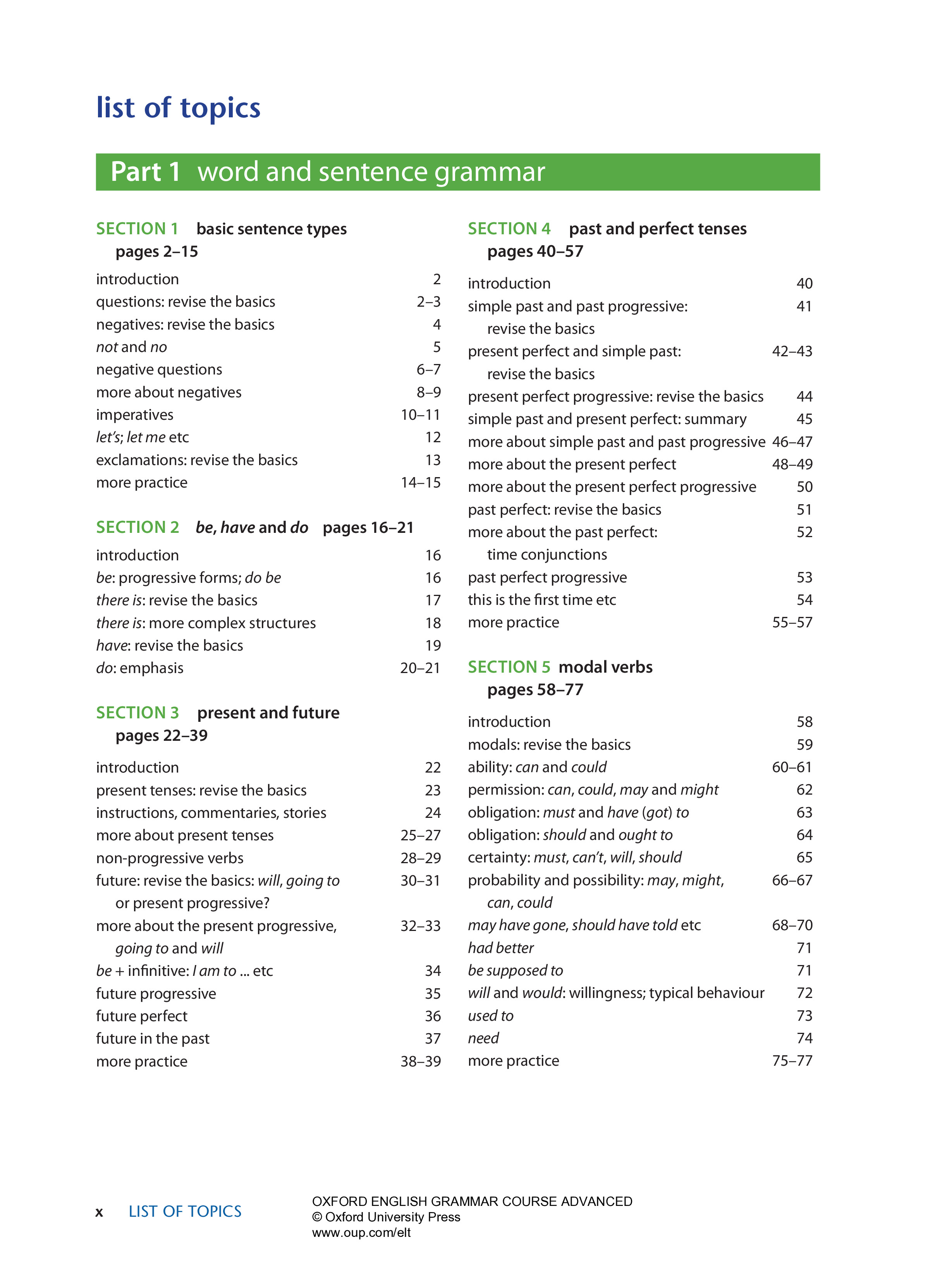 oxford english grammar course: advanced: with key