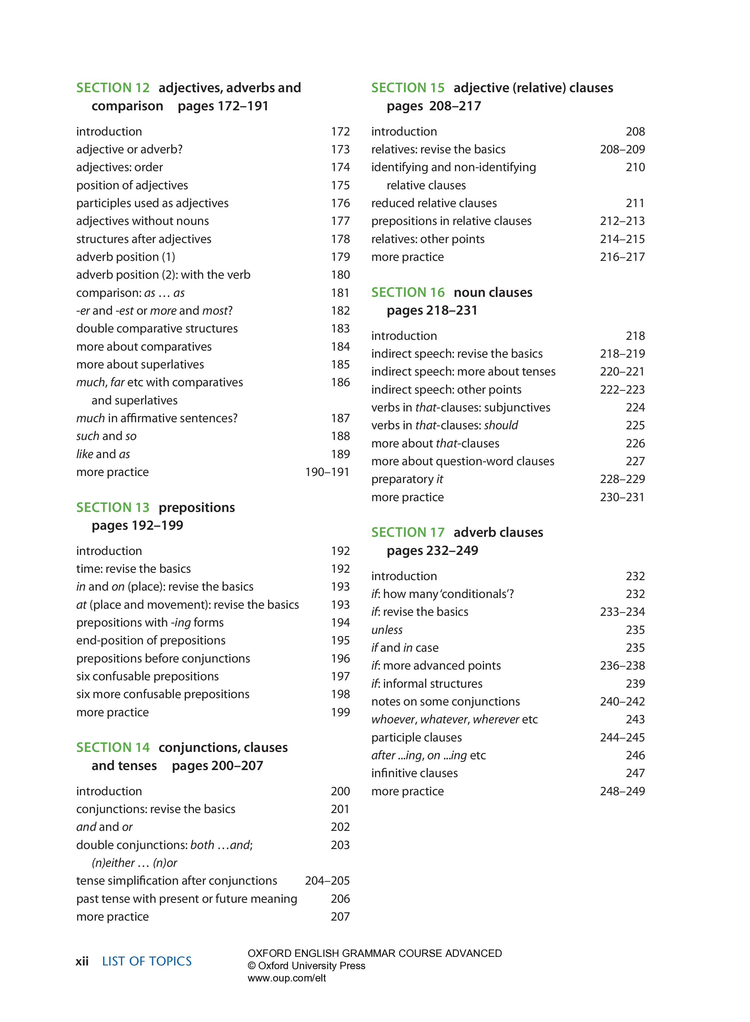 oxford english grammar course: advanced: with key
