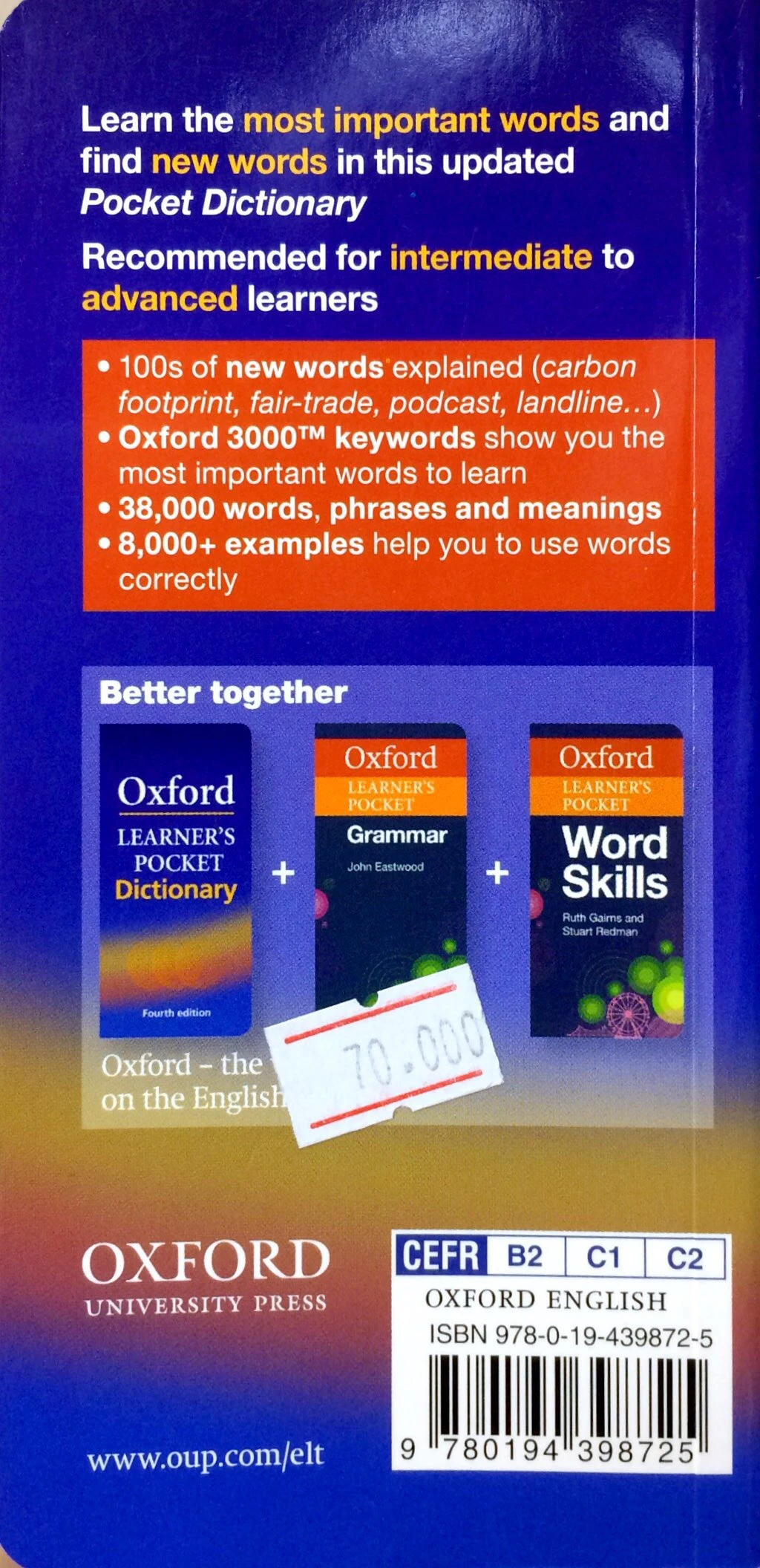 oxford learnerℹs pocket dictionary 4ed