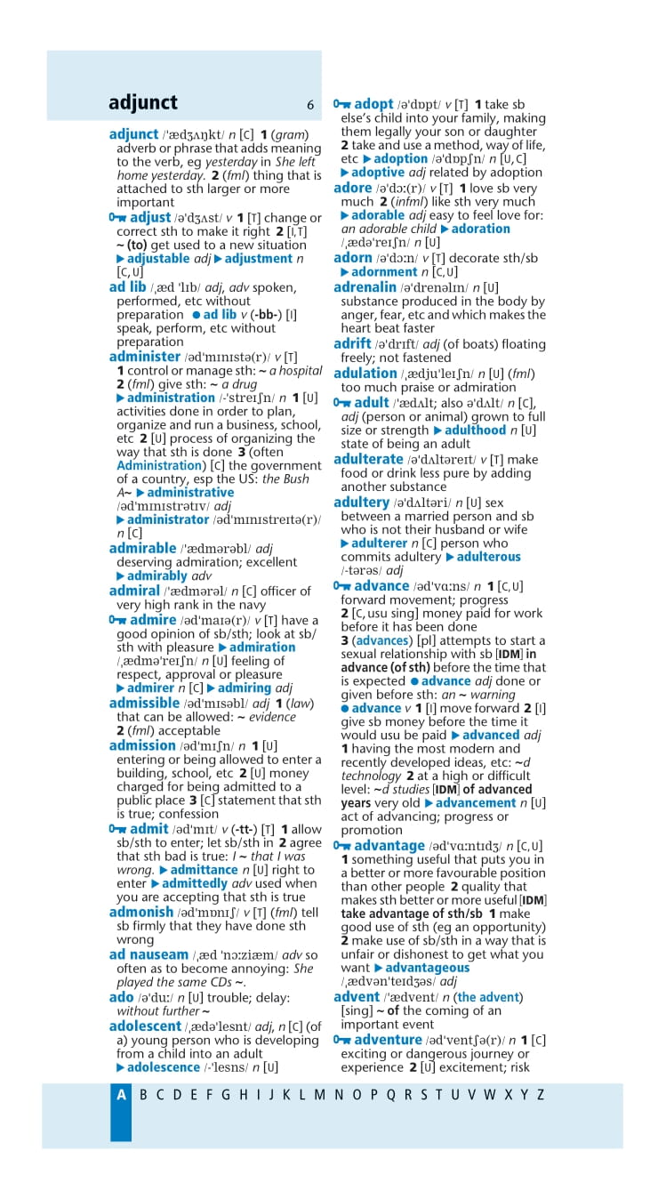 Oxford Learner's Pocket Dictionary - Fourth Edition