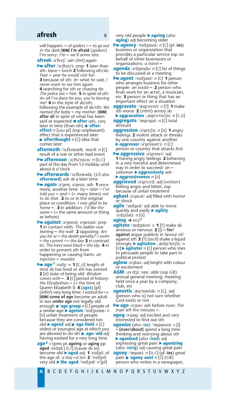 Oxford Learner's Pocket Dictionary - Fourth Edition