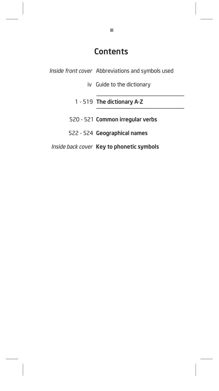 Oxford Learner's Pocket Dictionary - Fourth Edition