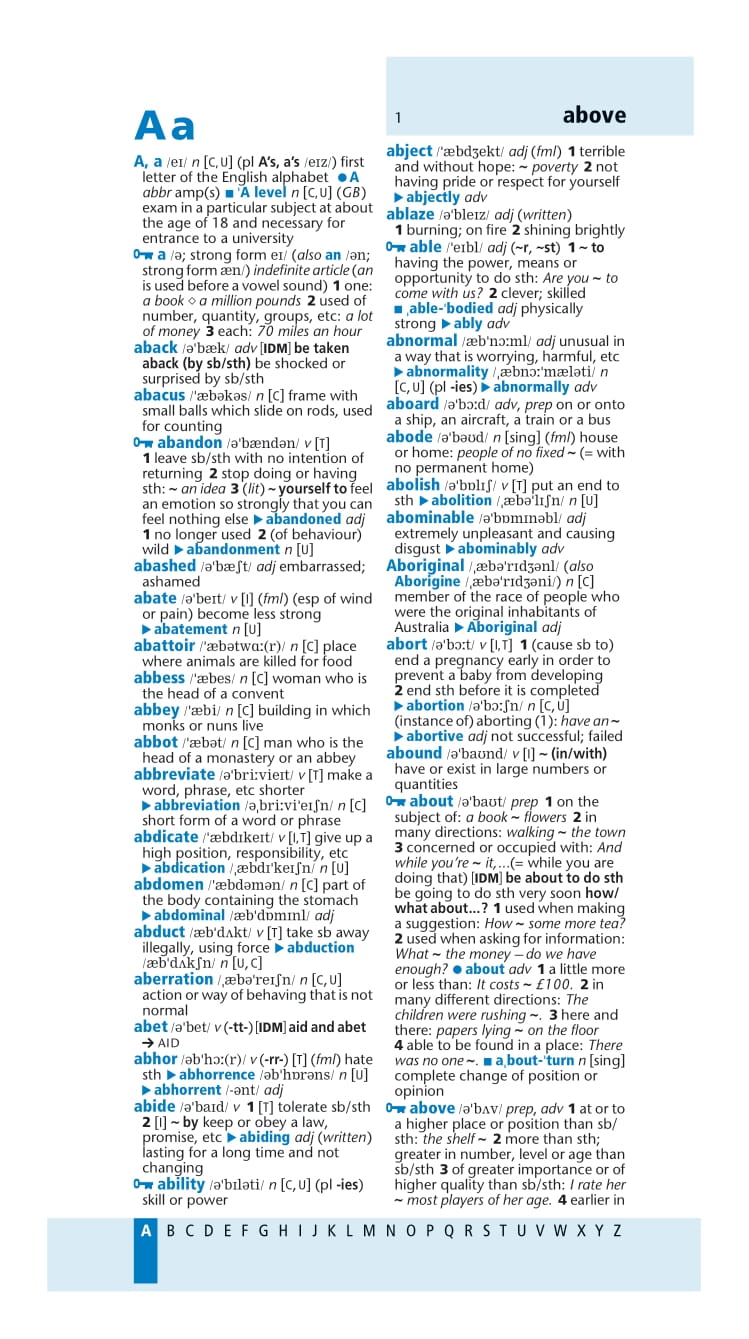 Oxford Learner's Pocket Dictionary - Fourth Edition