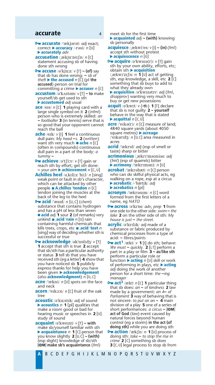 Oxford Learner's Pocket Dictionary - Fourth Edition
