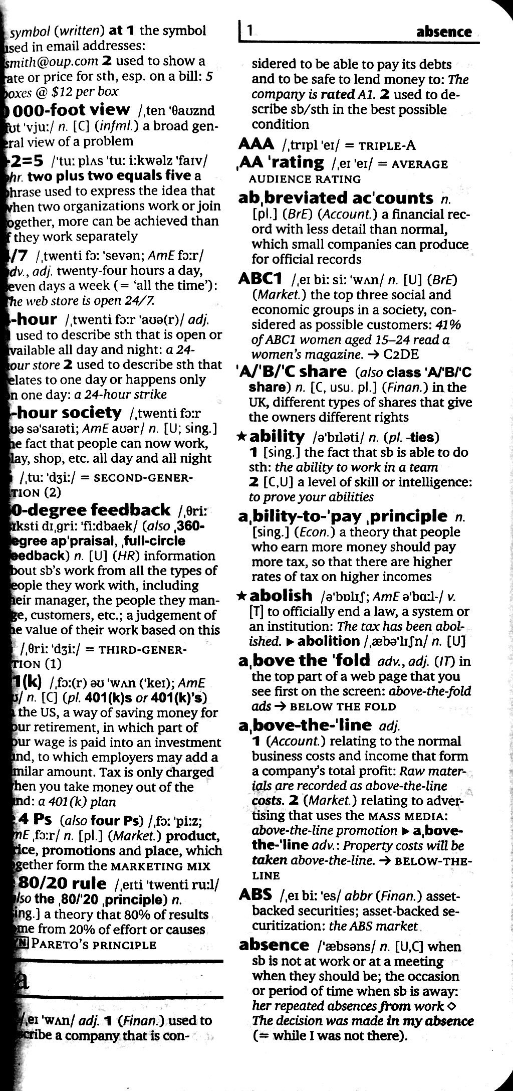 oxford learnerℹs pocket dictionary of business english