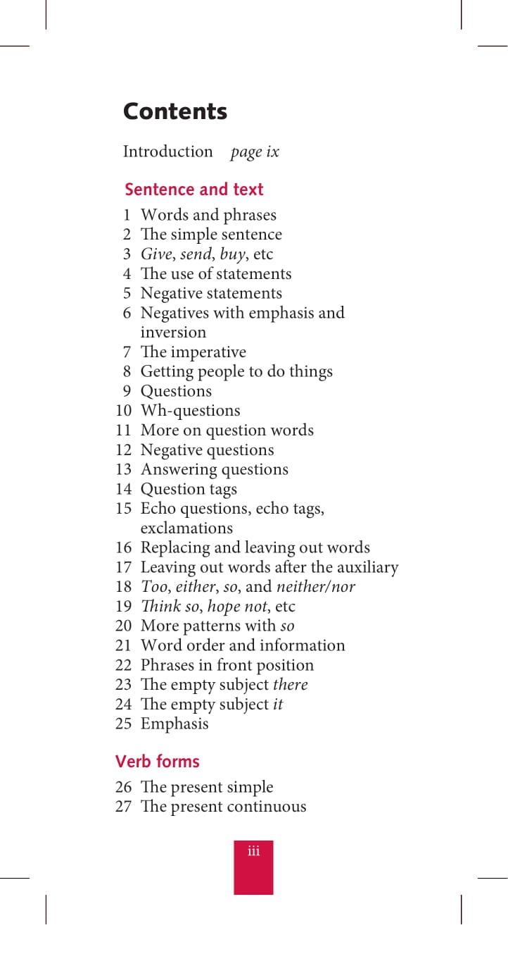 oxford learner's pocket grammar