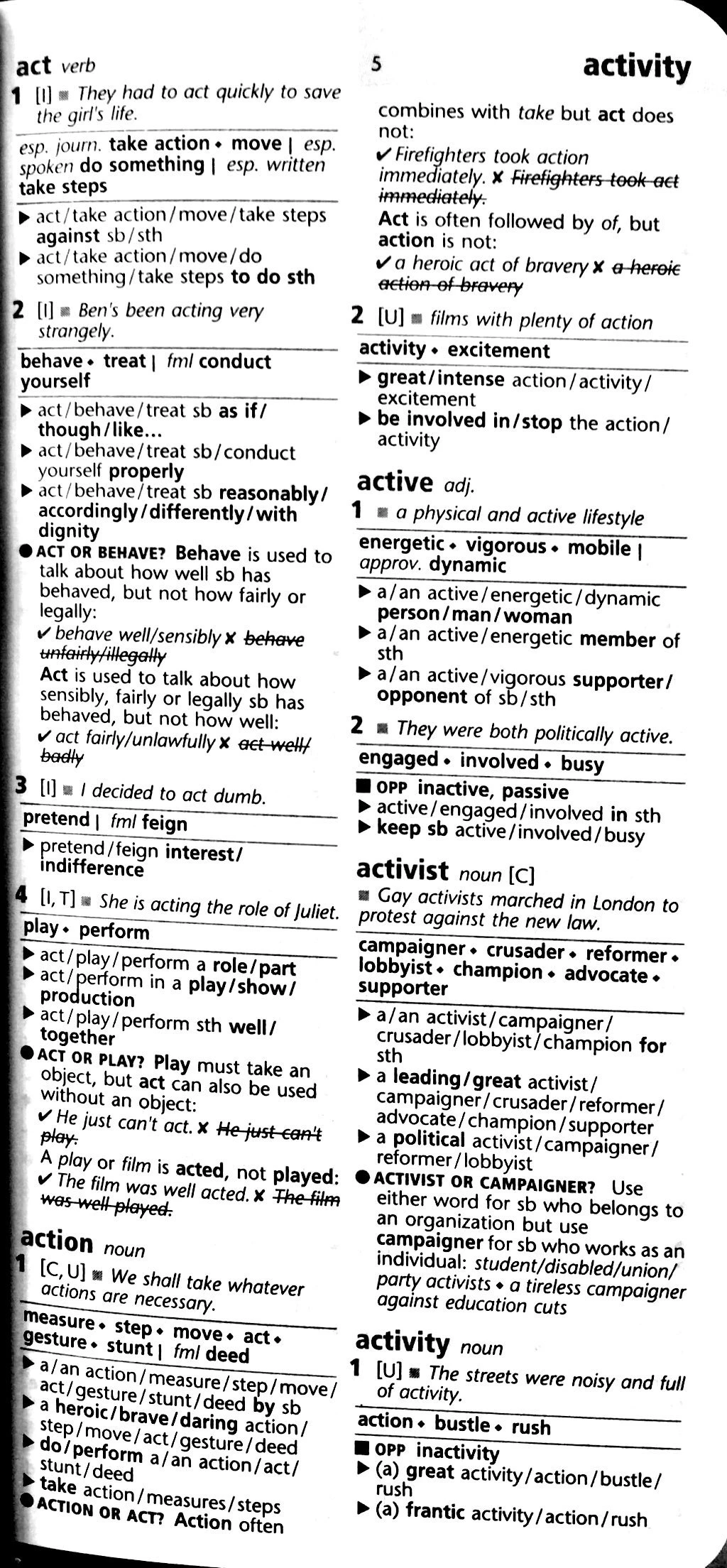 oxford learnerℹs pocket thesaurus paperback