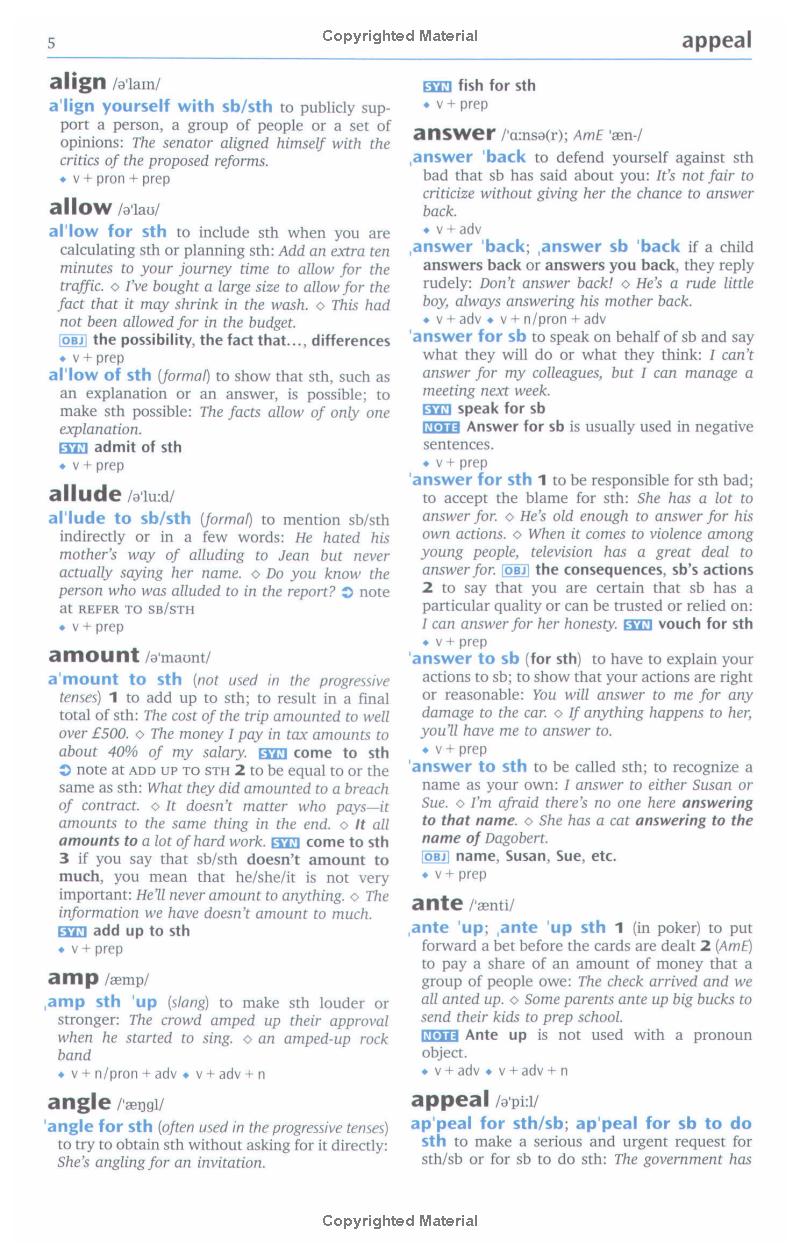 oxford phrasal verbs dictionary