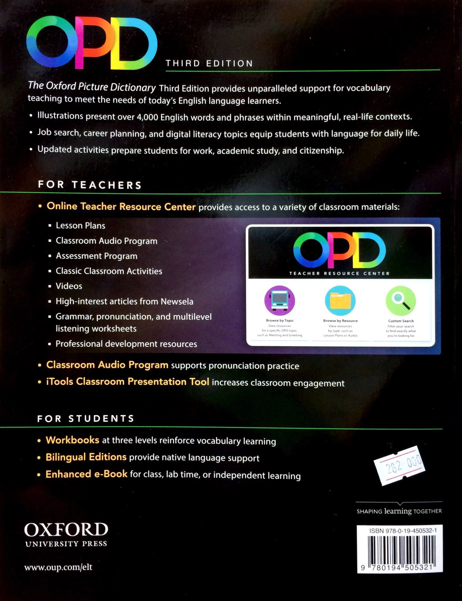 oxford picture dictionary third edition: english - vietnamese edition