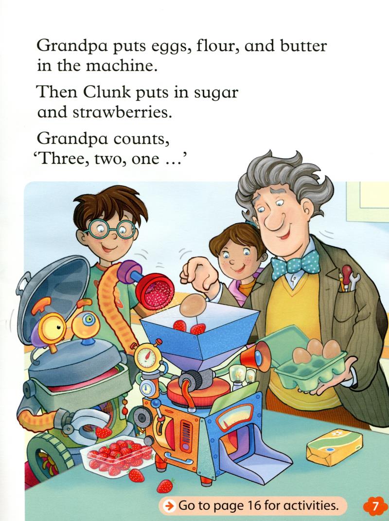 oxford read and imagine: beginner: the cake machine