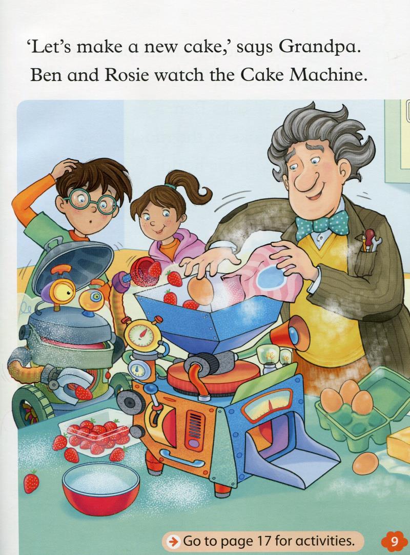 oxford read and imagine: beginner: the cake machine