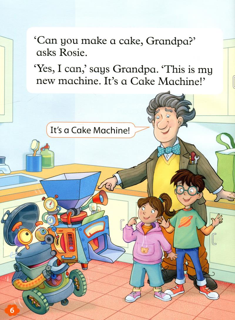oxford read and imagine: beginner: the cake machine