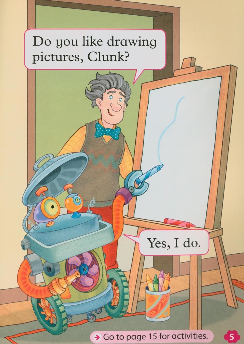 oxford read and imagine starter: clunk draws a picture