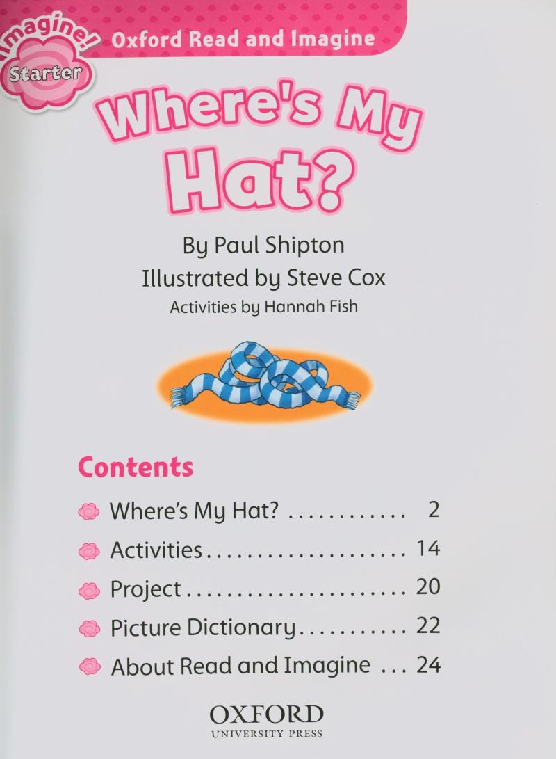 oxford read and imagine starter: where's my hat?