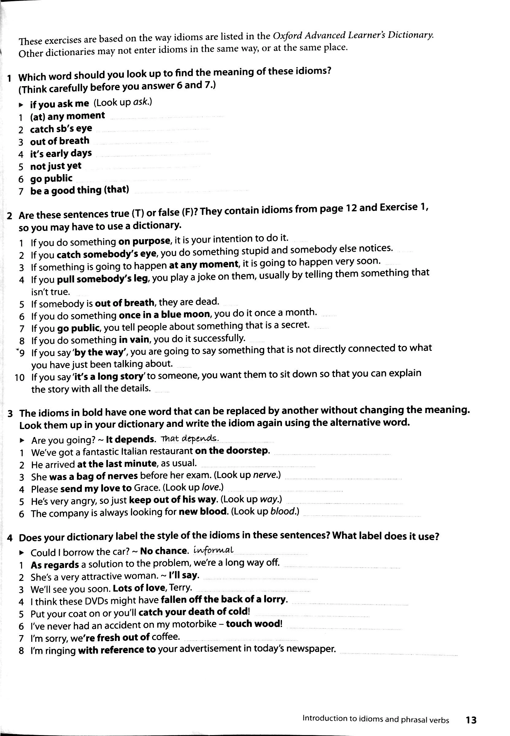 oxford word skills intermediate idioms and phrasal verbs