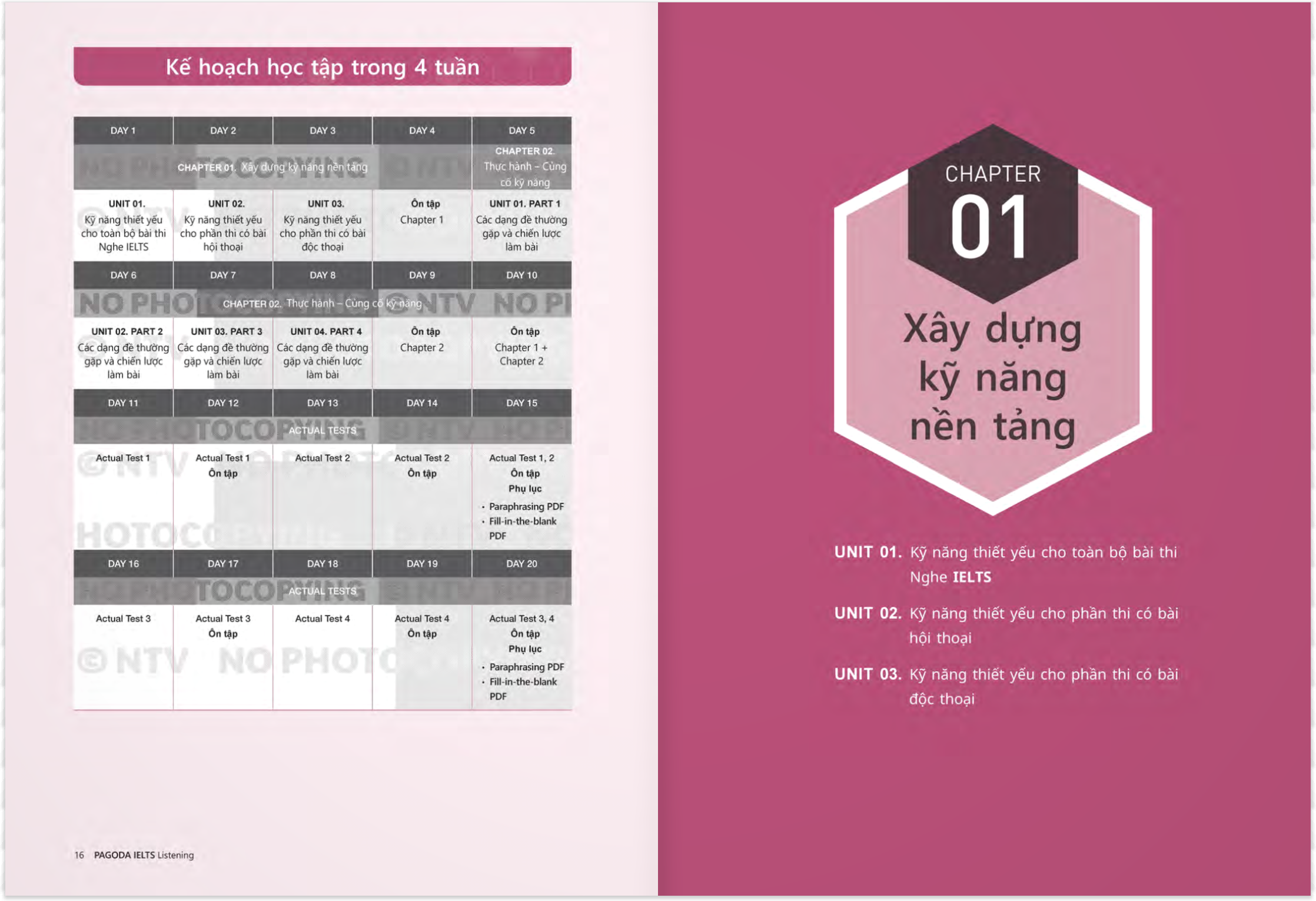 pagoda ielts listening