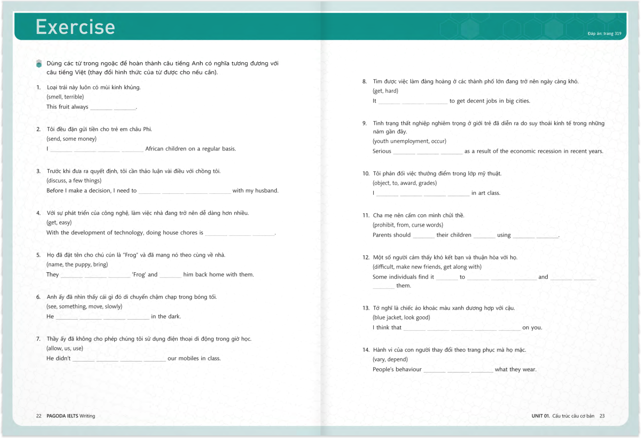 pagoda ielts writing