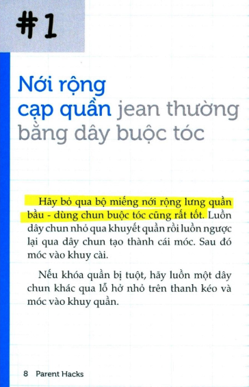 parent hacks - 134 mẹo thông minh dành cho gia đình bạn