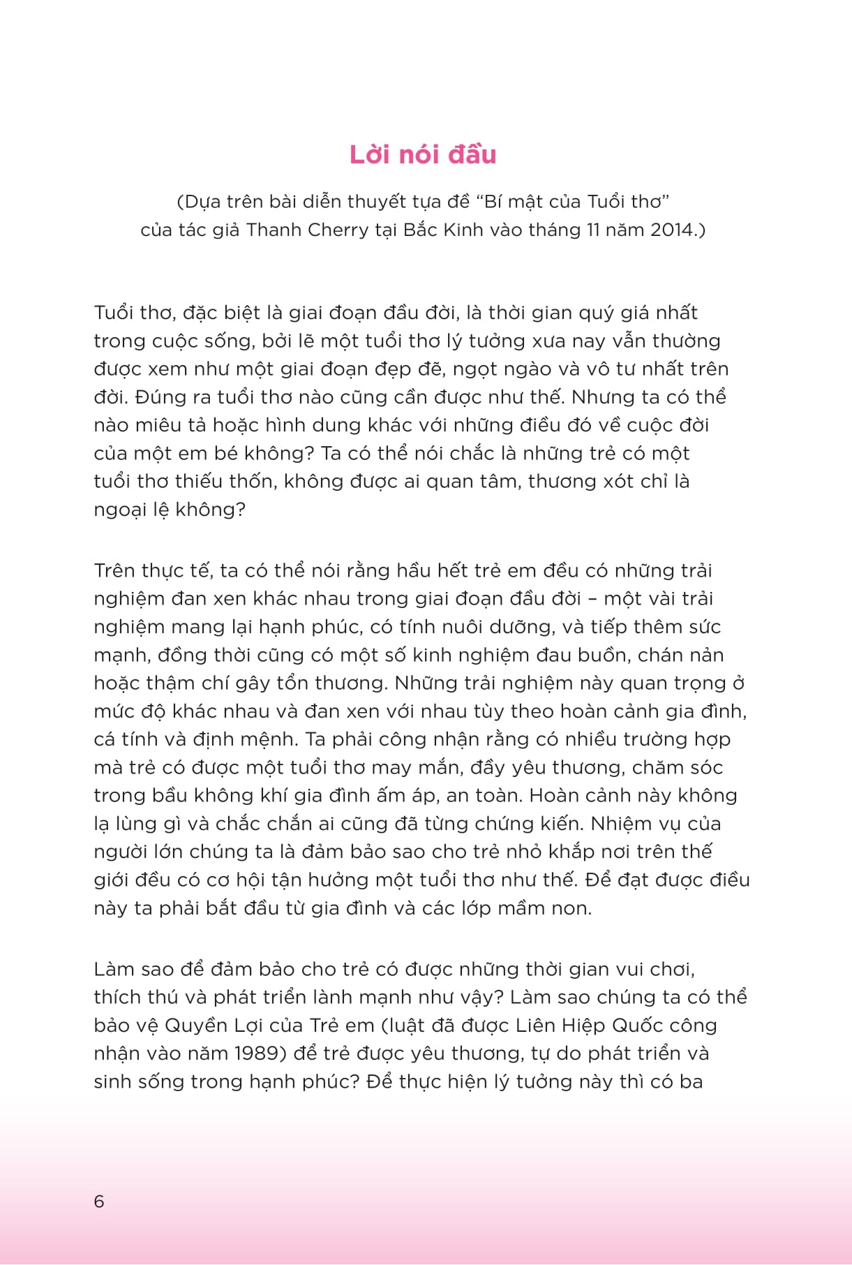 parenting as an art - nghệ thuật nuôi dạy con - để trẻ khỏe mạnh, hạnh phúc, và sáng tạo