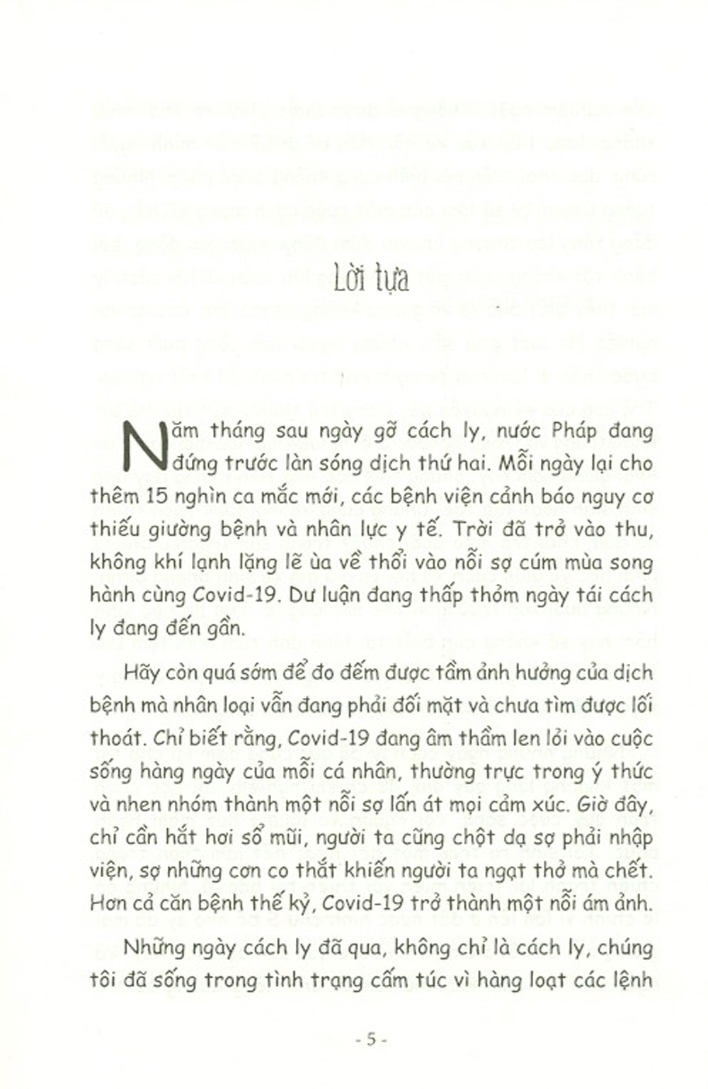 paris 55 ngày cấm túc - nhật ký viết từ tâm dịch