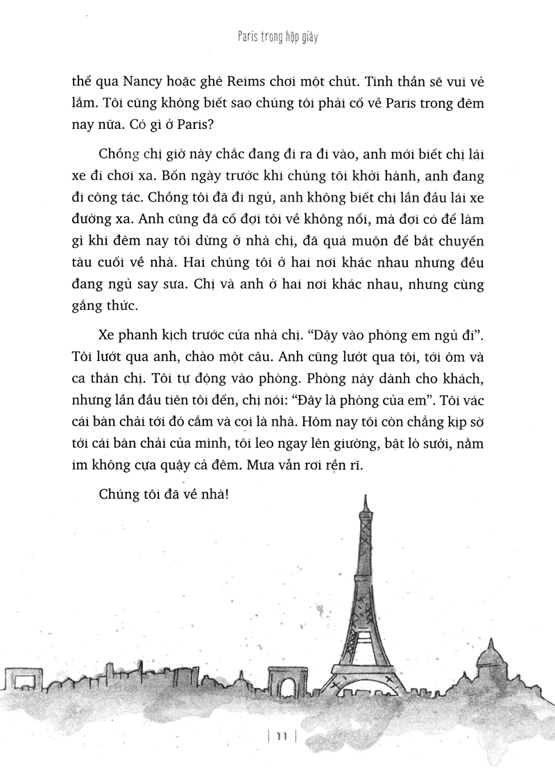 paris trong hộp giày