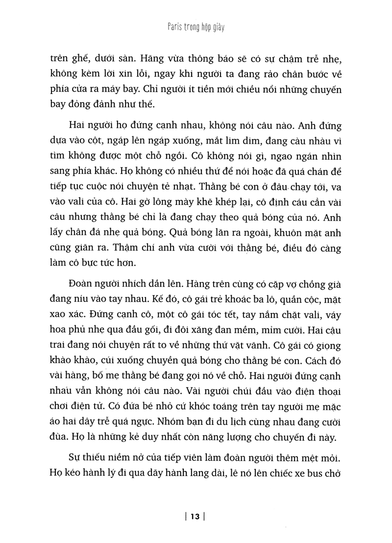 paris trong hộp giày