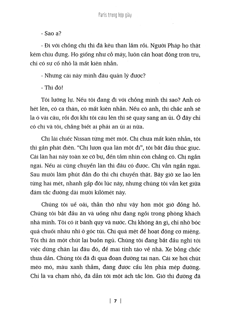 paris trong hộp giày