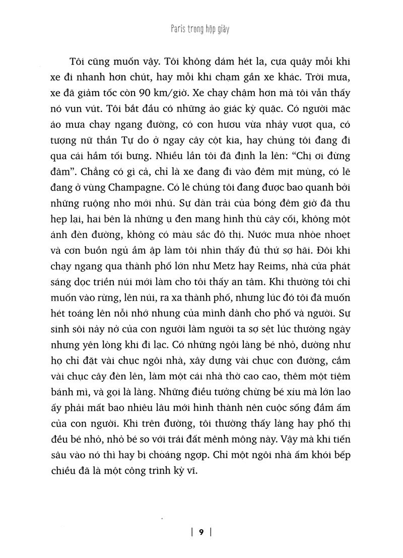 paris trong hộp giày