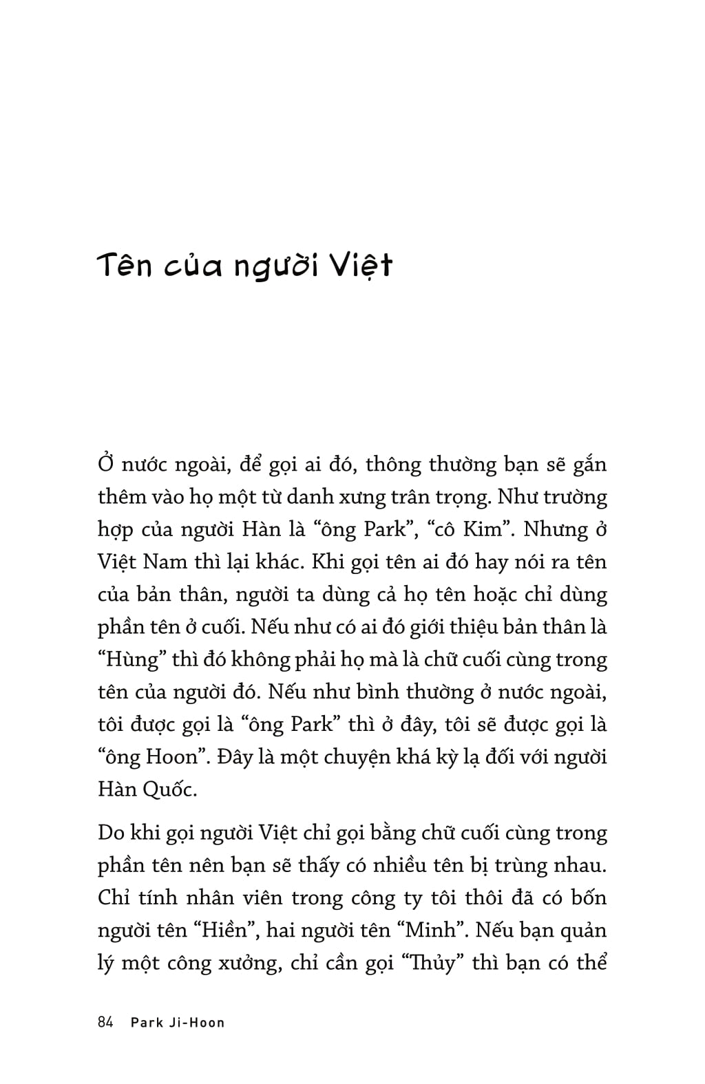 park tiên sinh sống giữa sài gòn