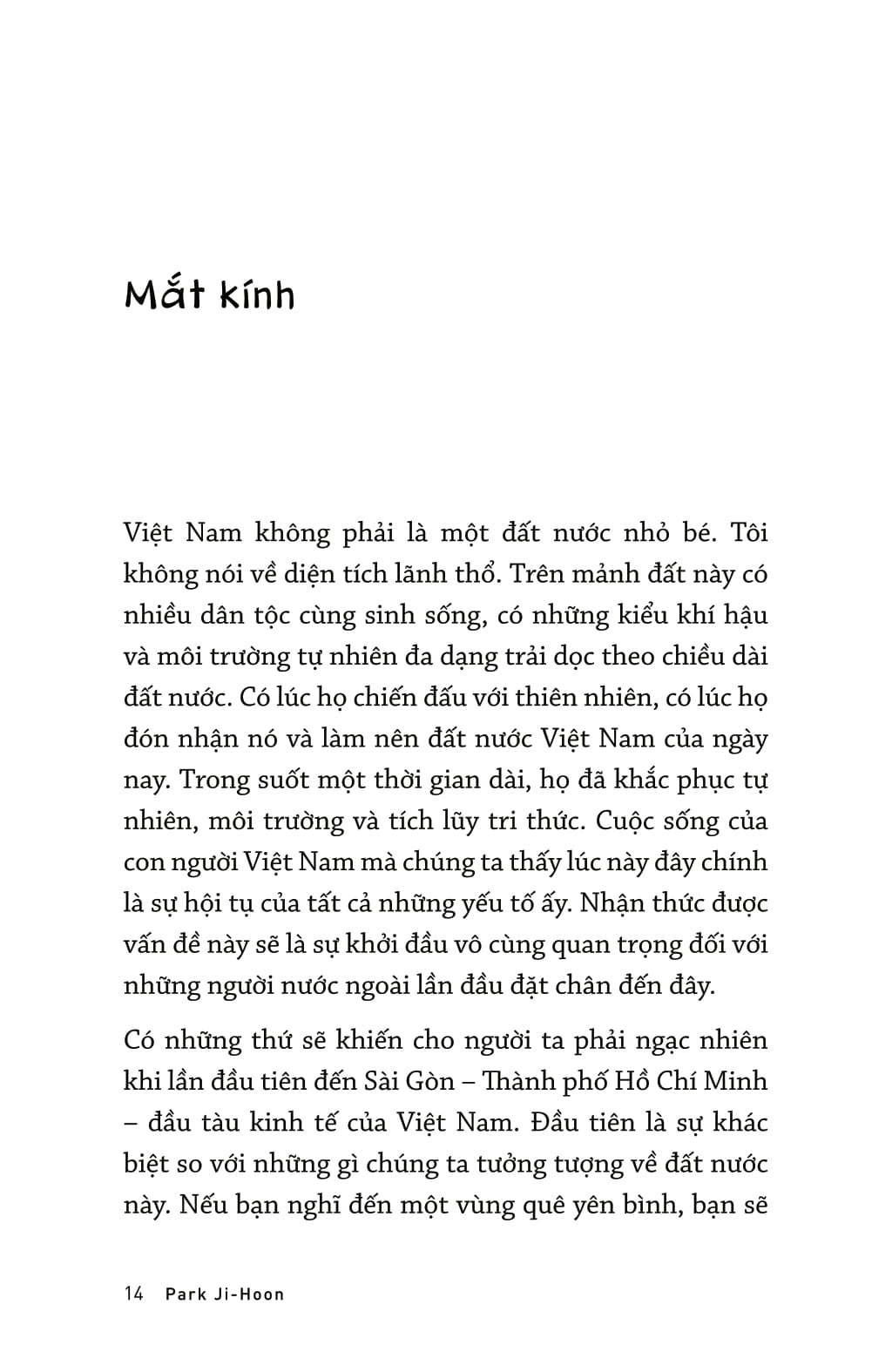 park tiên sinh sống giữa sài gòn