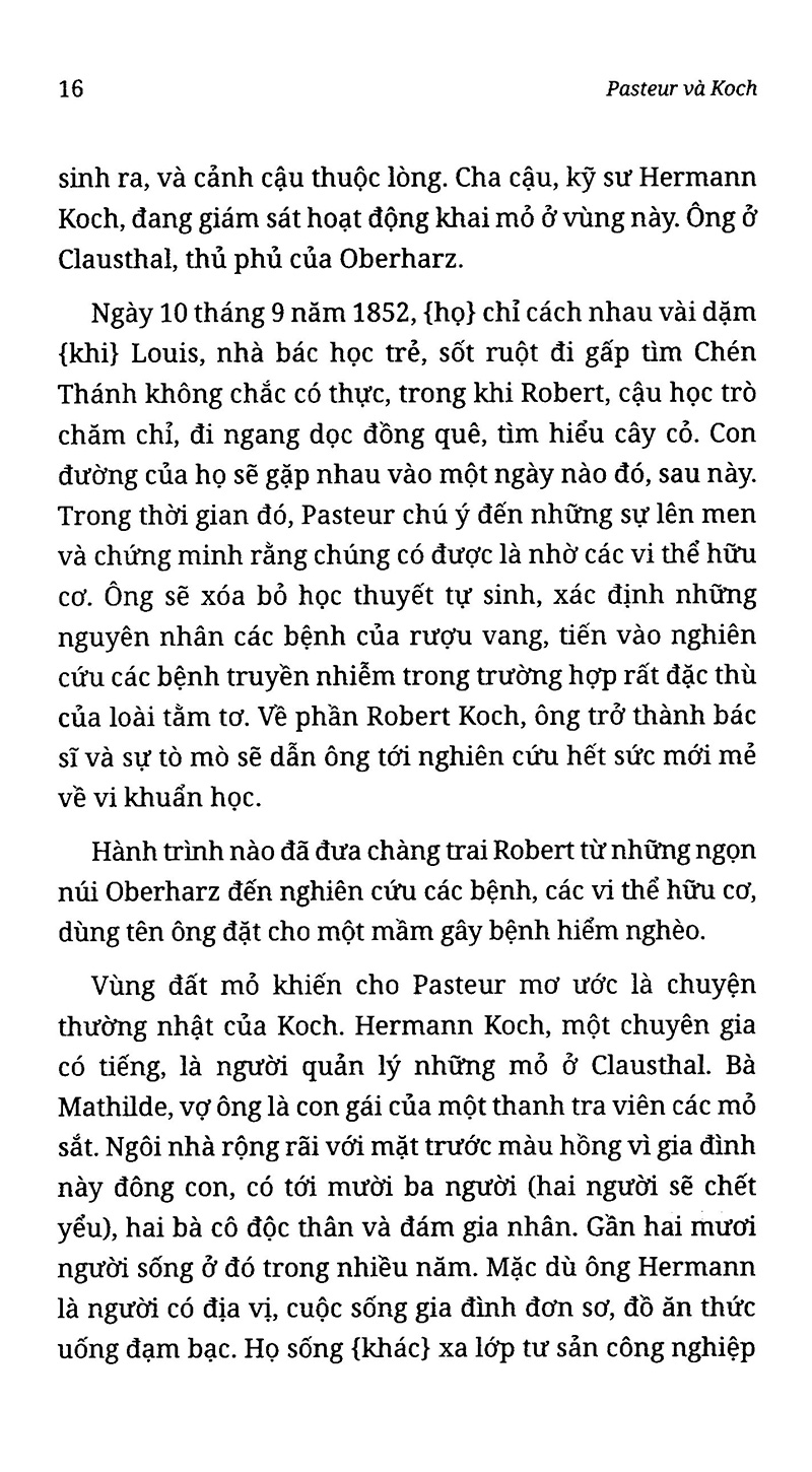 pasteur và koch - cuộc đọ sức của những người khổng lồ trong thế giới vi sinh vật