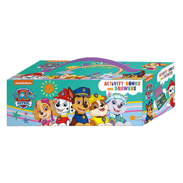 paw patrol - activity drawers - rainbow sunshine
