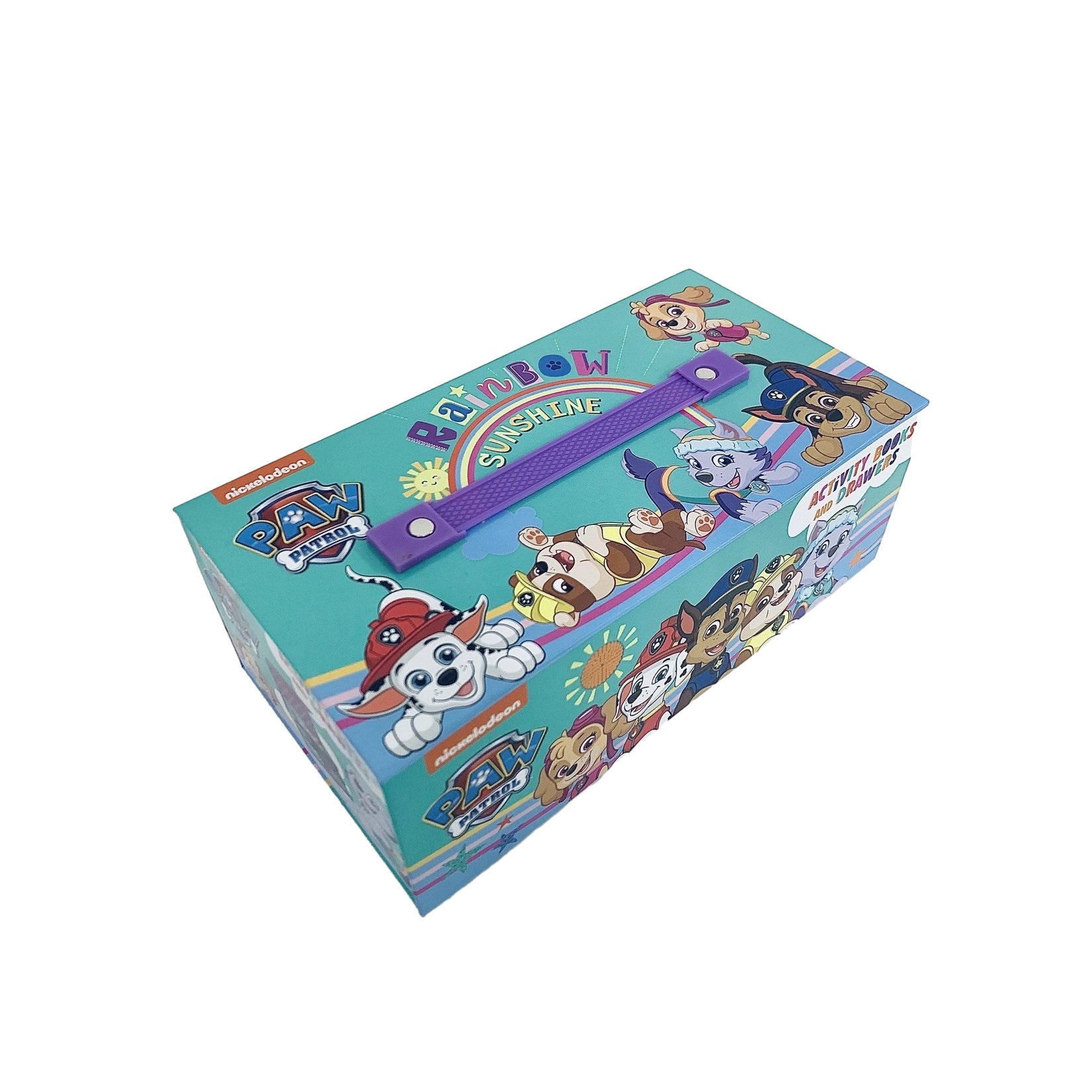 paw patrol - activity drawers - rainbow sunshine