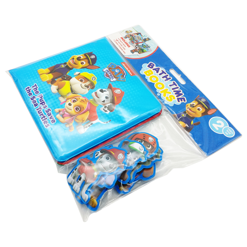 paw patrol bath time books (eva bag edition)